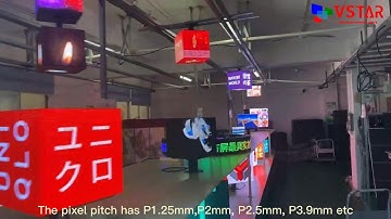 Magic Cube LED Display with 3D effect from VSTAR