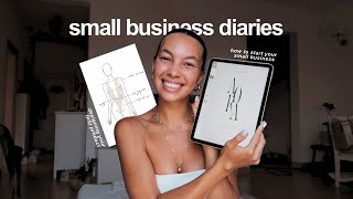 how to start a product business (swimwear 🤍🧴) │ small business diaries ep. 1