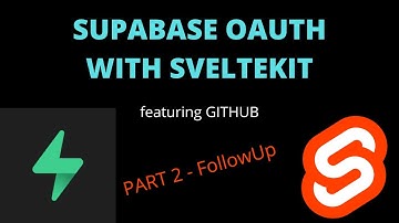 [deprecated] Setup Supabase oauth with Sveltekit - FollowUp