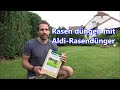 Fertilize your lawn with Aldi lawn fertilizer Gardenline Rasen Fit lawn  fertilizer - YouTube