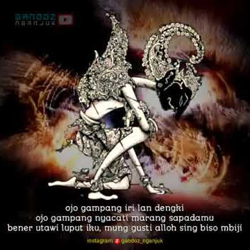 Hamba sekedar wayangmu... Jangan bingung'
