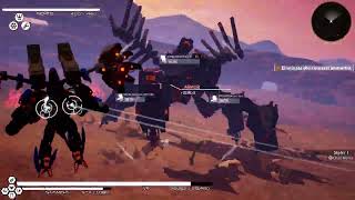 Daemon X Machina - Co-Op Mission (Solo Run) - Destroy Gunfort RT Beta screenshot 2