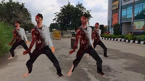 ARKit demo - Micheal jackson THRILLER ZOMBIE DANCE