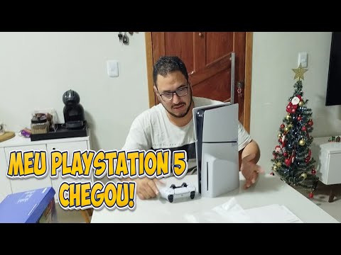 MEU Playstation 5 chegou!!!