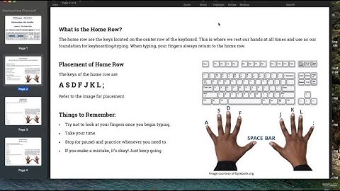 Lesson 1: The Home Row | Keyboarding with Jennifer