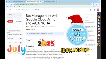 [2025] Bot Management with Google Cloud Armor and reCAPTCHA| #qwiklabs | #GSP877 @quick_lab