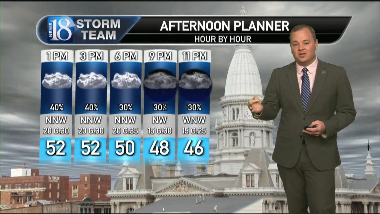 April 11, Thursday Midday Weather Forecast - YouTube
