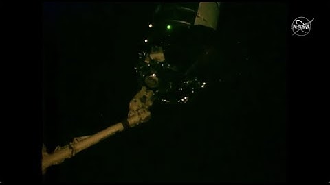 Watch Cygnus cargo ship undock and move away from space station