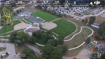 DJI Phantom 3 - Custom Dashware Gauges - Flight Data Overlay