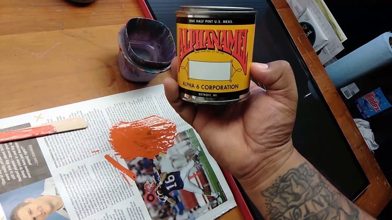 NEW PINSTRIPING PAINT!!! ALPHA ENAMEL YouTube