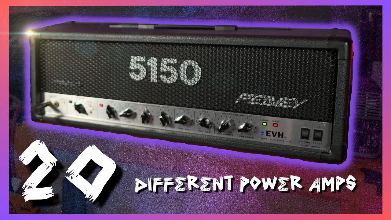 POWER AMPS MATTER! 5150 Preamp through 20 different power amps! YouTube