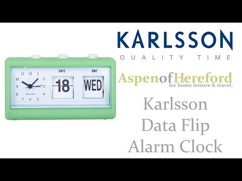 Karlsson Data Flip Rubberized Alarm Clock