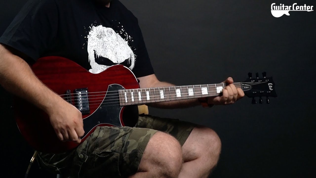 ESP LTD EC-201 FT See Thru Black Cherry | TV Guitar Center - YouTube