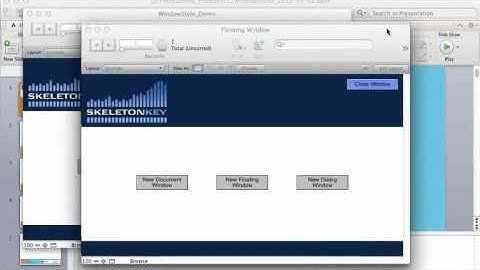 FileMaker 12 - 12 Days of FileMaker 12  Series -  Webinar 13 - Window Styles