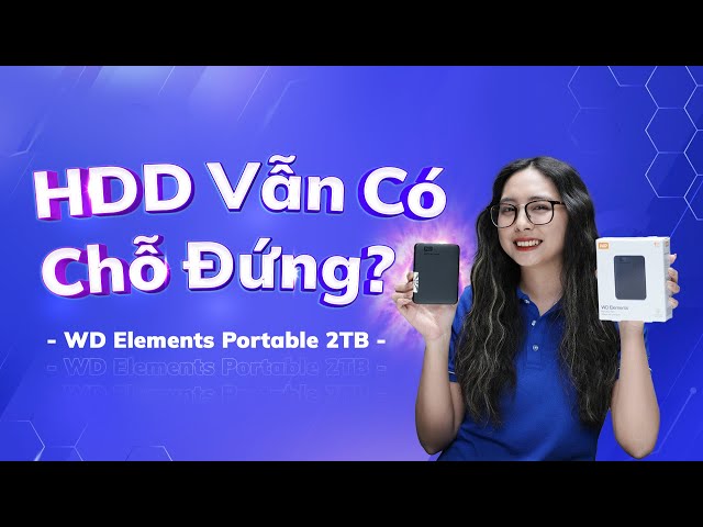 2024 rồi mà tôi vẫn chọn dùng HDD là vì lí do này | WD Elements Portable 2TB