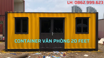 Container văn phòng 20 feet - Bán & cho thuê giá rẻ