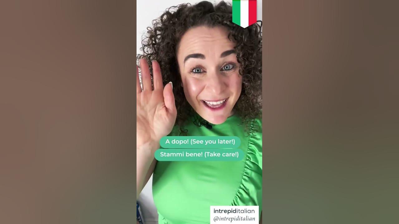 STOP saying ‘Arrivederci’ (Use these alternatives👌) #italian #learnitalian #italianphrases