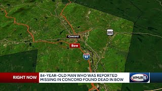 84-year-old who was reported missing in Concord found dead in Bow