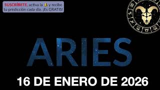 Horóscopo Diario - Aries - 16 De Enero De 2026.