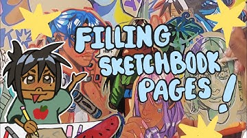 Filling some sketchbook pages ft. ARRTX ! ✏️