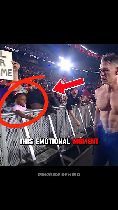 That Moment Cena Wanted to Break Character🥹