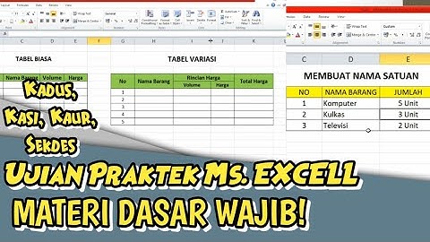 Materi WAJIB diketahui oleh KADUS, KASI, KAUR, SEKDES (Part 1)