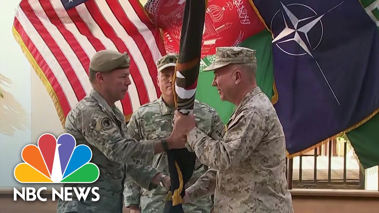 Top Commander In Afghanistan Steps Down Marking End To US Mission