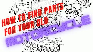 How to find parts for your old motorcycle