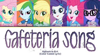 Equestria girl 'cafeteria Song' lyric color Coded