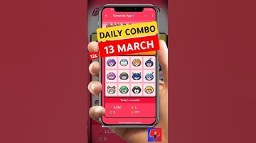 Tomarket daily combo 13 March | tomarket daily combo today | tomarket today combo | #shorts