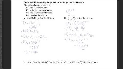 7.2 - Geometric Sequences