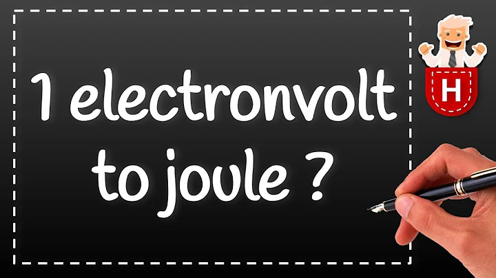 1 electronvolt to joule