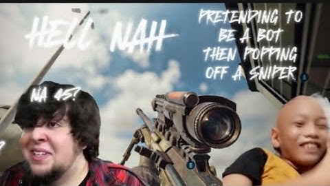 PRETENDING TO BE A BOT THEN POPPING OFF A SNIPER | CODM