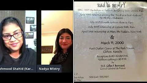 Nadya Mistrys Interview with Dr. Khadija Mahmood
