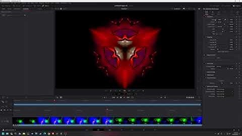 Creating the kaleidoscope with DaVinci Resolve