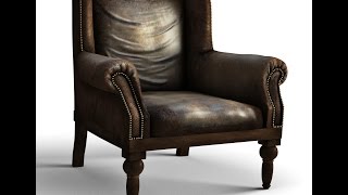 3ds Max Furniture Modeling:  Modeling High-Poly Furniture Using 3ds Max Poly Tools