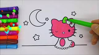 Hello Kitty COLORING ,LEARN COLOR | JOLLY ART HAPPY ART GAME ART screenshot 1