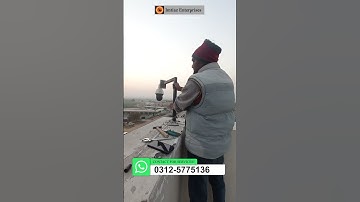 PTZ Hikvision Speed Dome CameraDS-2DE4425IW-DE T54MP/ 25x Zoom #dahuapakistan  #Cctvinstallation