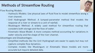 Streamflow routing an streamflow routing methods in Hydrology