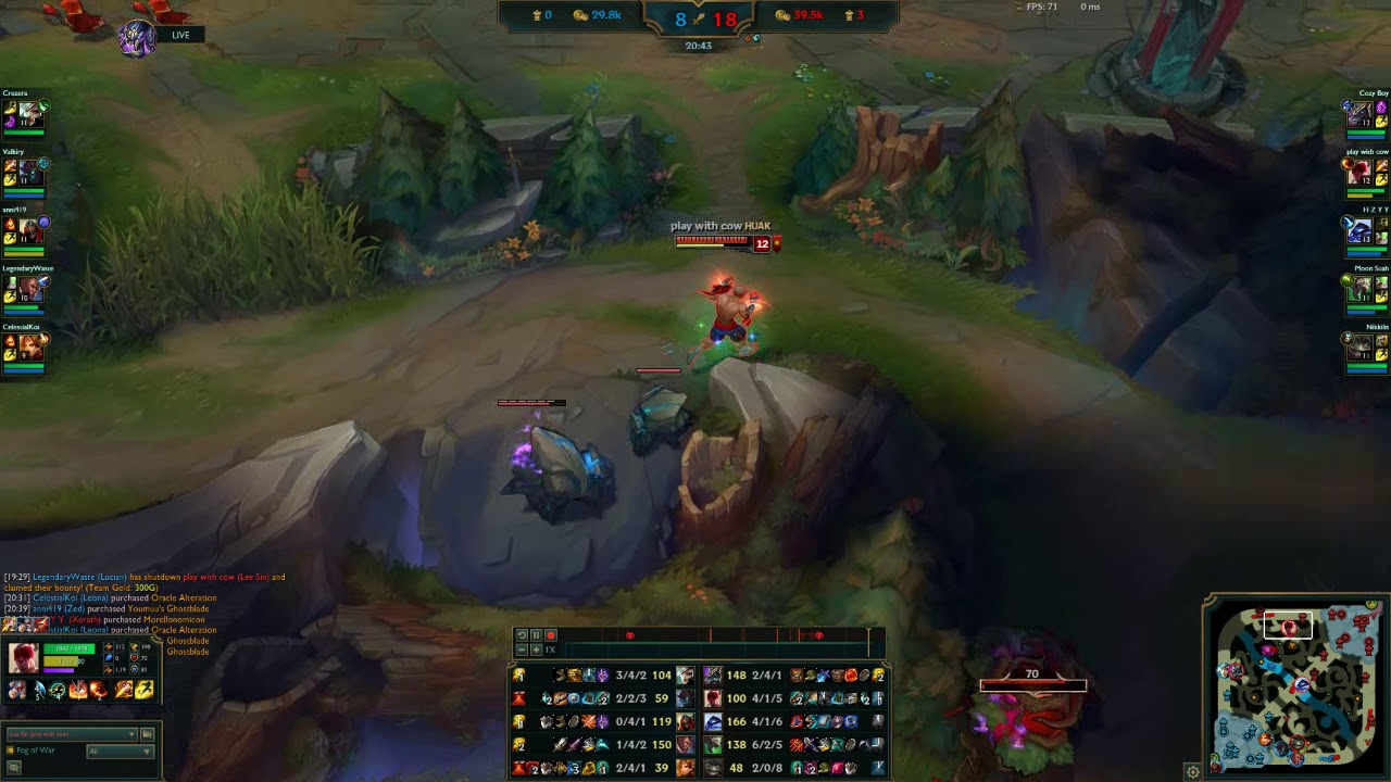 WORLDS moose amazing LEE sin jungle CLEARING!!