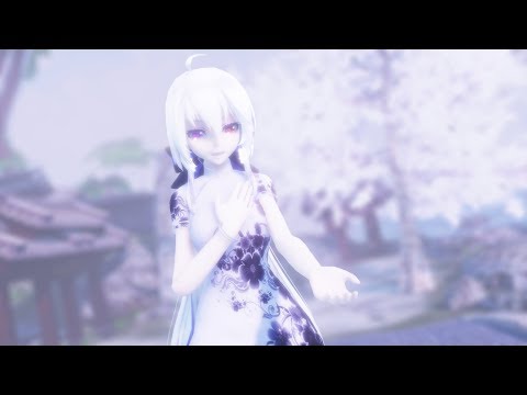 【TDA・MMD】『Butterfly Graffiti/バタフライ・グラフィティ』【1440p-60fps or WQHD】china dress Haku Odd-Eyes