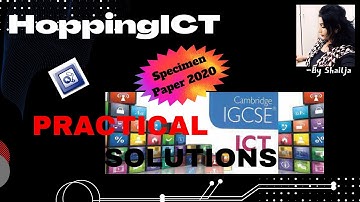 2020 SPECIMEN PAPER P3, WEBSITE AUTHORING PART-2#IGCSE  #ICT #CAMBRIDGE  #SPECIMENPAPER  #HoppingICT