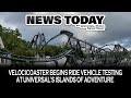 VelociCoaster Begins Ride Vehicle Testing at Universal&#39;s Islands of Adventure - UPNT NewsToday 12/10