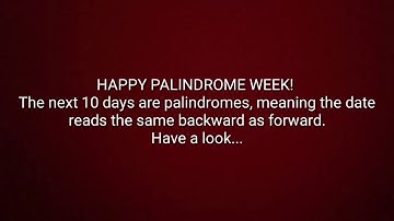 PALINDROME