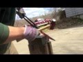 Knife making at maine primitive skills school