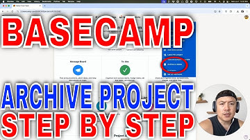 ✅ Hoe je een project archiveert in Basecamp🔴