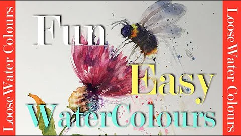 You Can Paint Fun Bee's & Flowers!