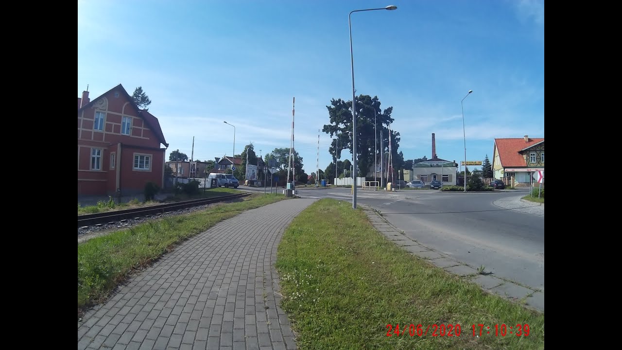 Prezentacja Przejazdu Kolejowego ul. Gdańska Stegna. Czerwiec 2020