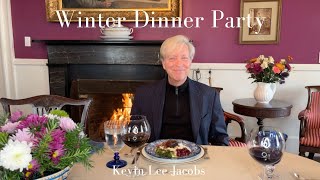 Winter Dinner Party | Make Ahead Recipes | Flowers | Setting the Table