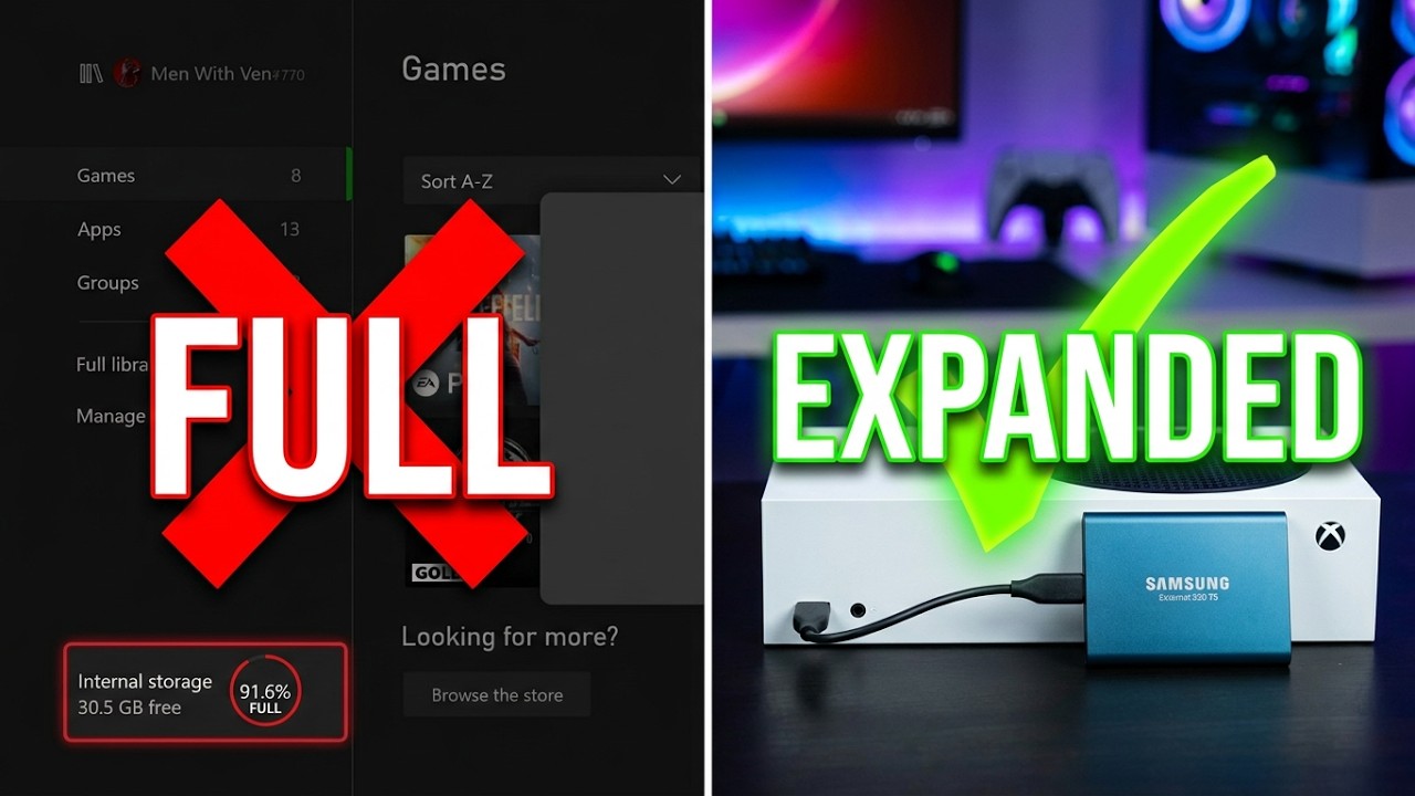 How To Save Games To An External SSD Or Hard Drive Connected To An Xbox ...